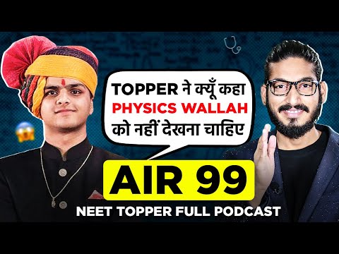 Full podcast with Neet 2023 Topper | AIR 99 yash Chhangani neet Topper success tips