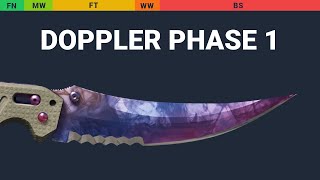 Flip Knife Doppler Phase 1 Wear Preview video