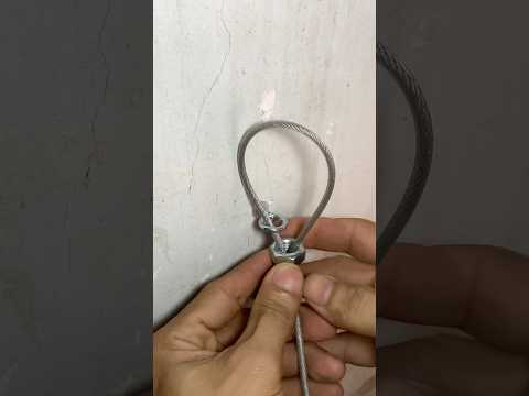 Tips to Tie Cables Securely Without Slipping #woodworking #reallifehacks #diyideas #diy