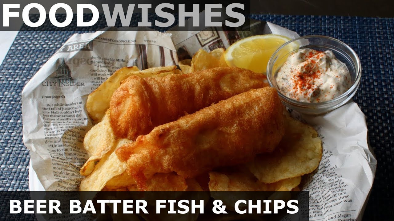 Crispy Beer Batter Fish & Chips