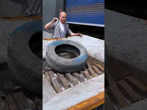 #shredding waste #car #tires #motorcycle #metal #bucket #plastic #shreddermachine #metalshredder