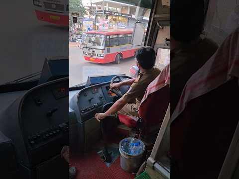 VOLVO multi axle bus and EICHER bus face to face in a turning🤩Both driver's got confusion#bus#volvo