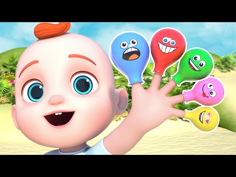 Baby Finger Where Are You? | Balloon Finger Family Song | Kids Songs & Nursery Rhymes