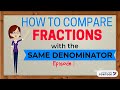 Comparing Fractions with Common Denominators