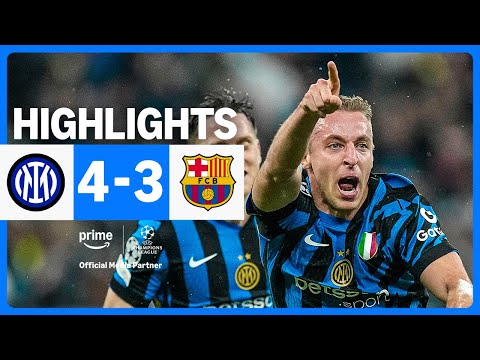 Inter reach Final after EPIC battle 💪 Inter v Barcelona UEFA Champions League Highlights