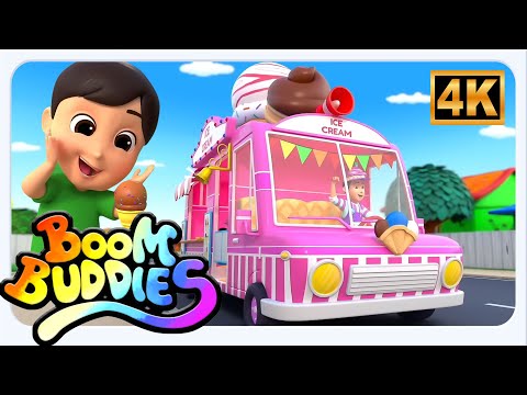عجلات شاحنة الآيس كريم 🍦🚚 | أغنية بوم باديز بالعربية
