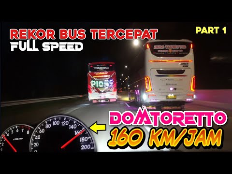 DOMTORETTO pecahkan REKOR BUS TERCEPAT 160KM/J ‼️Test mesin baru SCANIA K410 CB