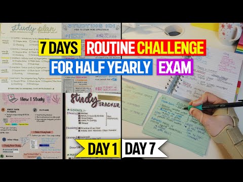 Hack Your Exams to Score Highest Marks in Just 7 DAYS🔥| A CHALLENGE,Routine and Study Hacks