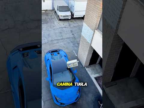 Lamborghini'ye TUĞLA FIRLATIYOR😳