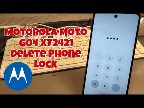 Forgot Screen Lock? Motorola Moto G04 (XT2421-2), Delete Pin, Pattern, Password Lock.