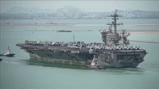 YouTube video thumbnail: Beleaguered US Carrier Reaches Thailand, Raising Hopes and Fears