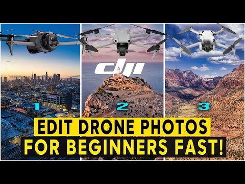 HOW TO EDIT DRONE PHOTOS FAST | DJI Mini 4 Pro / Mavic 4 Pro / Air 3S