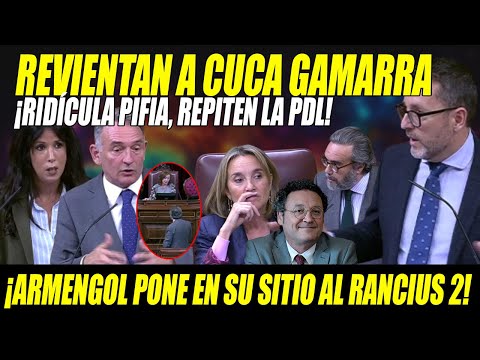 ¡RIDÍCULO de Gamarra! Le CAE la del PULPO, con RECADITO a Feijóo-FRENAZO de Armengol