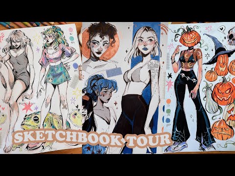 ✨🌷 Sketchbook tour 2022 + ARTBOOK announcement!! 🌷✨