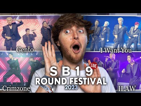 SB19 AT ROUND FESTIVAL 2023! (Gento, Crimzone, I Want You & ILAW | Live Reaction)