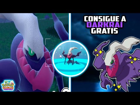 ✅Así consigues a DARKRAI SHINY ✅GRATIS en ✅Pokémon Escarlata y Purpura ✅2025