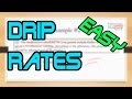 IV Drip Rate Calculations