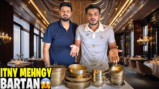 Apny Restaurant Ky Liye 26 Lac Ki Crockery Ly Li 😱🍽️ || Live BBQ Party With Friends 🔥🍖