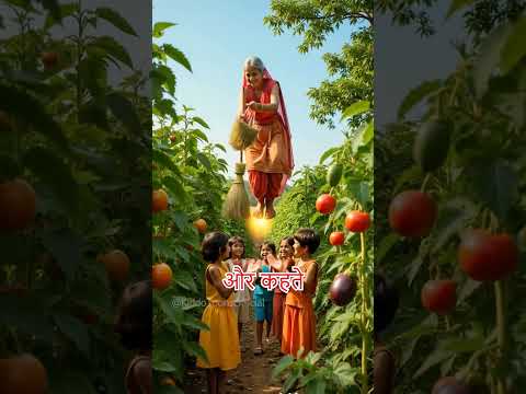 The Magical Broom Story of Super Dadi🧓🏻सुपरदादी और जादुई झाड़ू की चाँद यात्रा