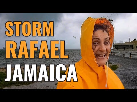 Tropical Storm Rafael. KINGSTON. JAMAICA.