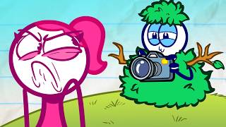Lights Camoflage Action | Pencilmation Cartoons!