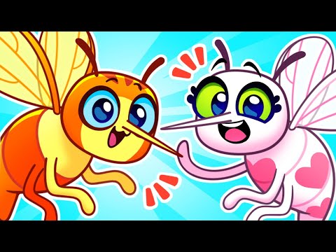 Go Away Mosquitos 🪰Don't Be Scared of Bugs 🌟Don't Play With Ants + More Kids Cartoons 😻 Purr-Purr