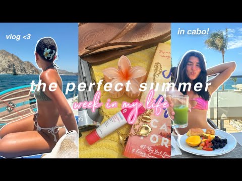 the perfect summer week in my life (cruise vlog in cabo!)