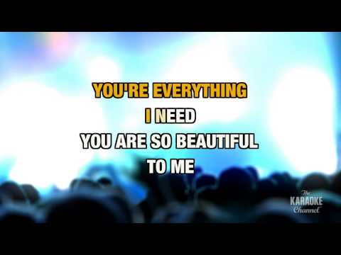 You Are So Beautiful in the Style of “Joe Cocker” with lyrics (no lead vocal)