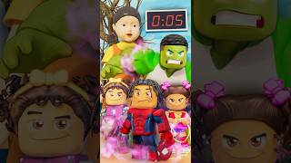 SQUID GAME PRINCE FAMILY BECOME HEROES #shorts #roblox