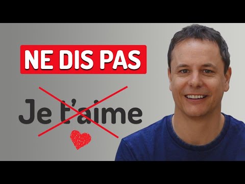 JE T'AIME en français et SYNONYMES pour dire "je t'aime".💓💘