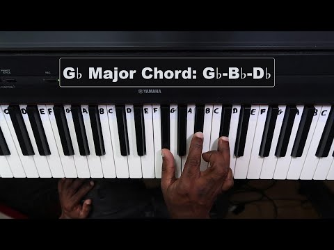 How to Play the G Flat Major Chord on Piano