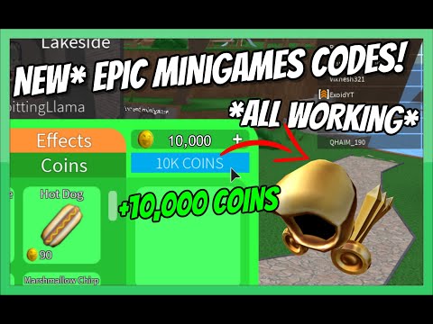 The Crusher Codes 2020 07 2021 - roblox epic minigames codes december 2021