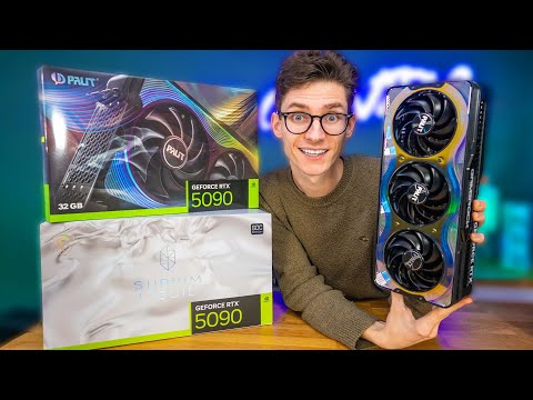 Are Overclocked RTX 5090s Worth It?! 🤔 | MSI Suprim Liquid, Palit Gamerock and Founders