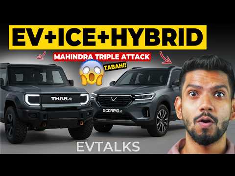 Mahindra’s THAR and Scorpio EV, Tata coming with HYBRID, New Tvs iQUbe | Evtalks #444