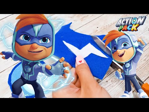 Action Pack Costume Hoodies: Easy DIY Craft for Kids |  NEW! | Adventure Cartoon for Kids