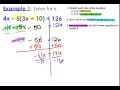 Solving Equations Using the Distributive Property