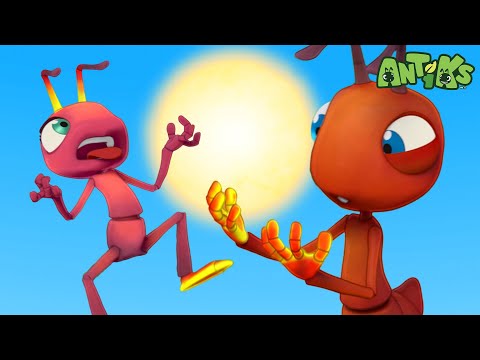 AI! Ajude-o a QUEIMAR! 🔥 | 1 HORA DE ANTIKS BRASIL | Desenhos Animados Engraçados Crianças