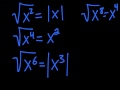 Understanding Absolute Value with Radicals