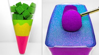 Very Satisfying and Relaxing Compilation 328 Kinetic Sand ASMR