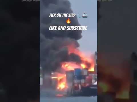 Big Accident Fiar on the Ship โ๐ข ๐ฅ๐ฅต #trending #reels #seaman #shorts #fiar #bigaccident #virals prt2