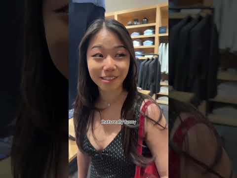 getting styled by my best friend at J.Crew