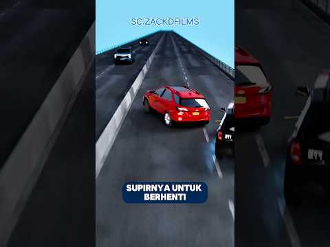 Ternyata begini cara menghentikan mobil pelarian ‼️ #shortvideo