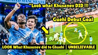   Look what Khusanov DID To Guehi After his DEBUT GOAL vs Salford last night | Look what he did 