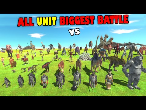 BIGGEST BATTLE of all categories in Animal Revolt Battle Simulator with SHINCHAN and CHOP