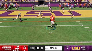 College Football 25 - Alabama vs LSU (Online Ranked)