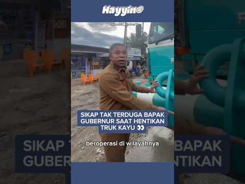 Instruksi Tegas Gubernur Riau  Setelah Menemukan Truk Kayu Tujuan Wilayahnya. #shorts