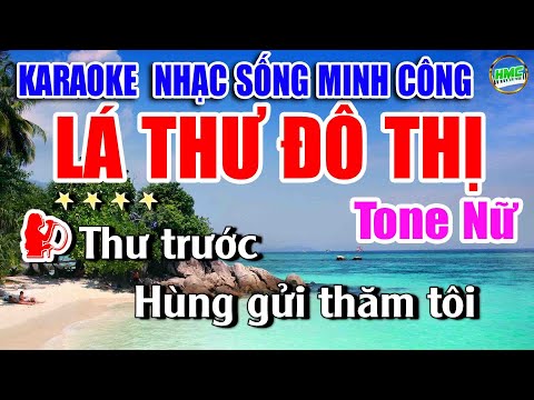 Karaoke Nhạc Sống Tone Nữ Dễ Hát | Chọn Lọc Nhạc Trữ Tình BOLERO – LÁ THƯ ĐÔ THỊ