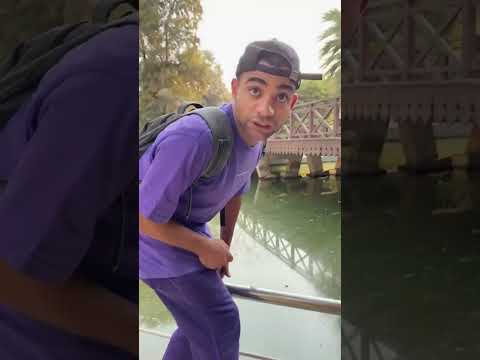 لما تيجي تصتاد والتمساح يمسك ايدك 🤣 #funny #comedy