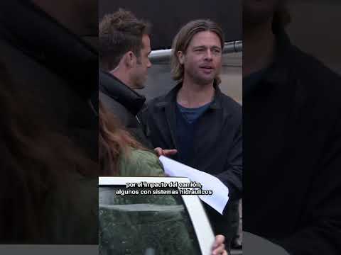 WORLD WAR Z: 80 AUTOS REALES DESTRUIDOS EN GLASGOW 🚗🔥#worldwarz #bradpitt