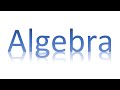 Understanding Algebraic Expressions and Components